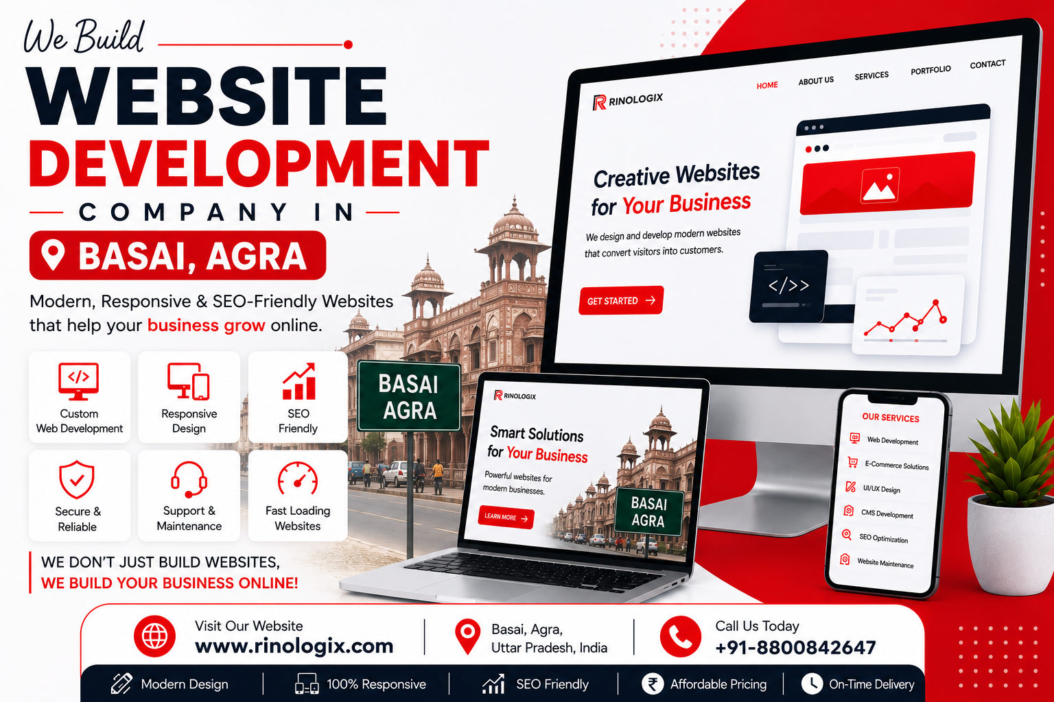 Website Development Company in Basai Agra Website Development Company in Basai Agra