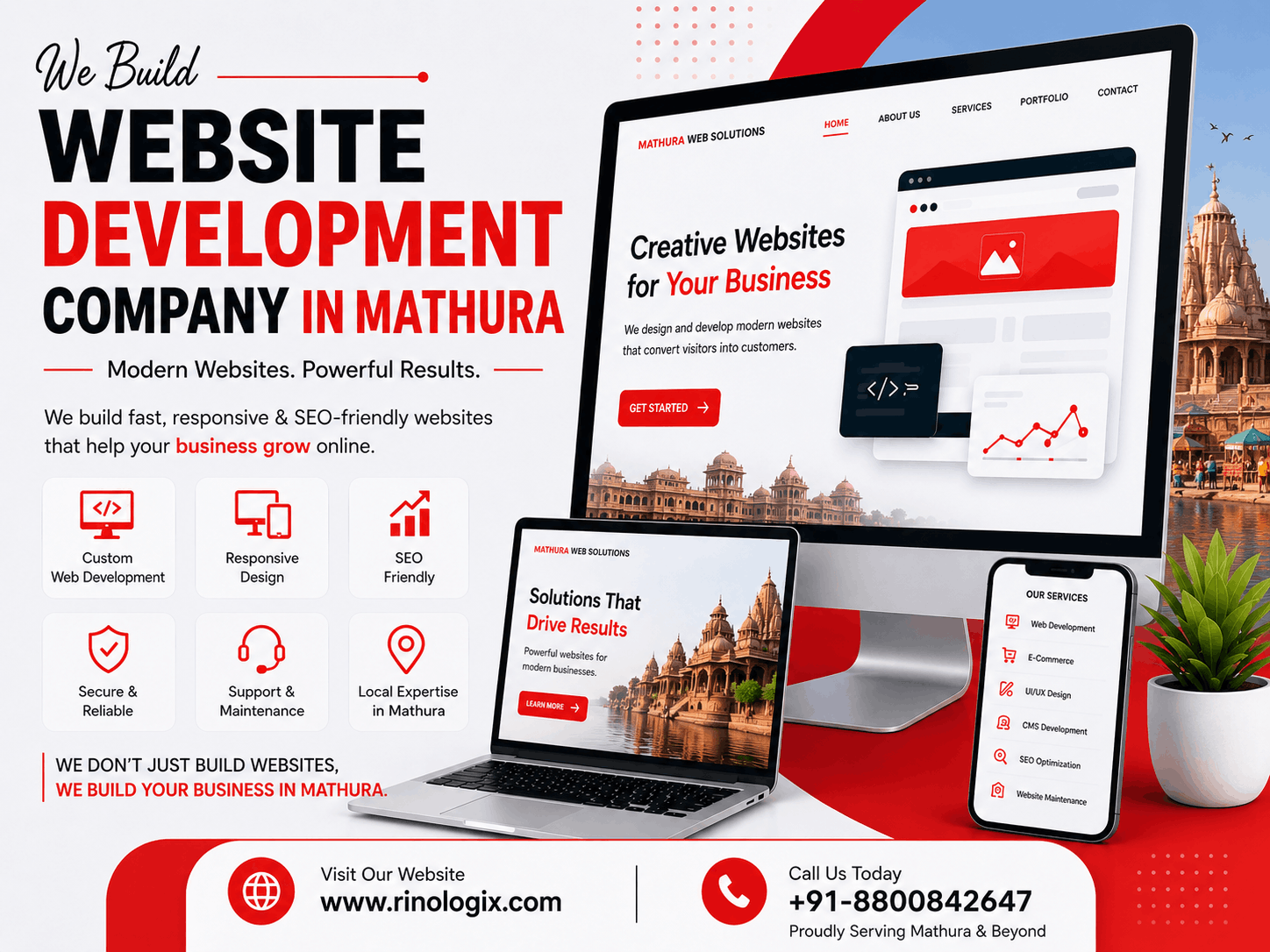 Website Development Service Provider in Mathura