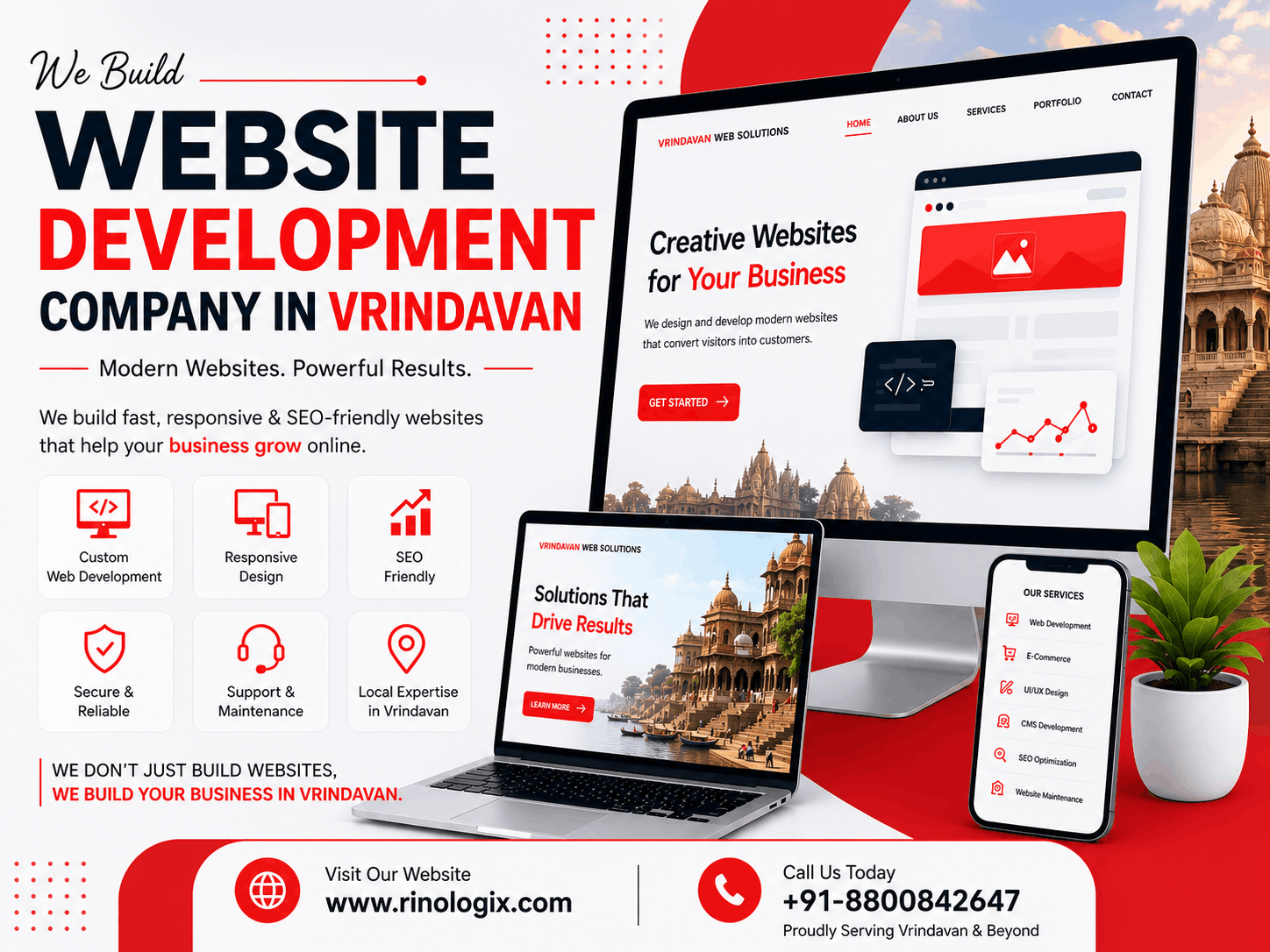 Website Design and Development Company in Vrindavan